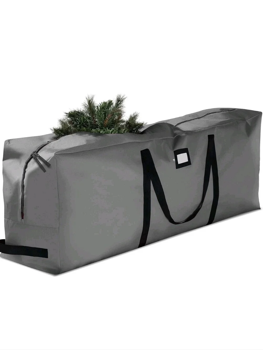 ​Zober Premium Heavy-Duty Large Christmas Tree Storage Bag Fits Up To 9 Ft Trees